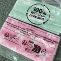 clear recycled clothing poly bags clear grs polybag